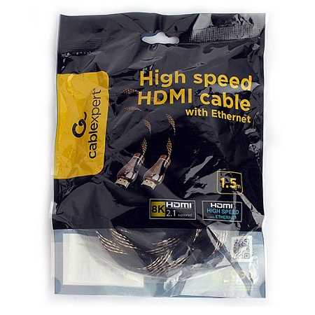 Кабель SVGA, HDMI to HDMI, 1.5m, Cablexpert CCP-HDMI8K-1.5M