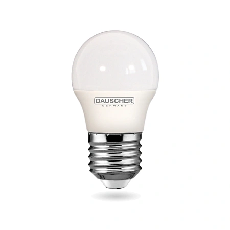 LED Лампа Dauscher G45-8W-E27-6400K, холодный (90lm/w)