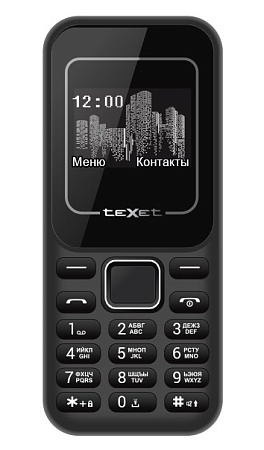 Мобильный телефон Texet TM-120 Черно-Красный