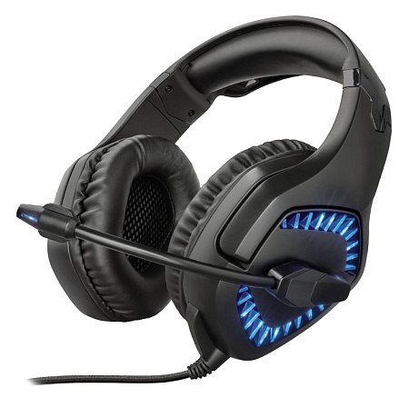 Наушники Trust GXT 460 Varzz Illuminated Черный