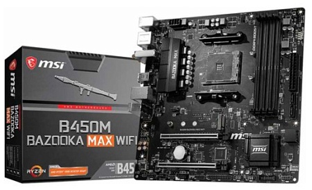 Материнская плата MSI B450M BAZOOKA MAX WIFI