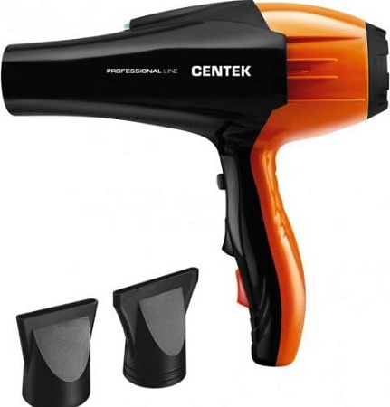 Фен Centek CT-2226 Professional Черный/Оранжевый