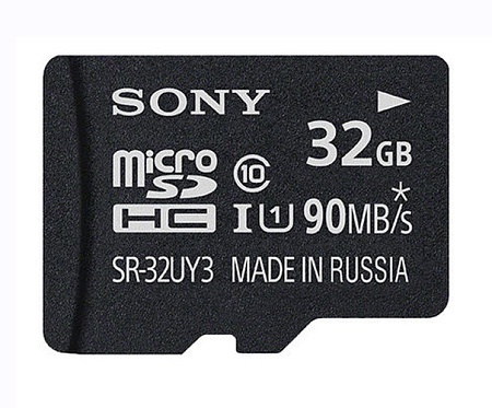 Карта памяти MicroSD 32GB Sony SR32UY3AT