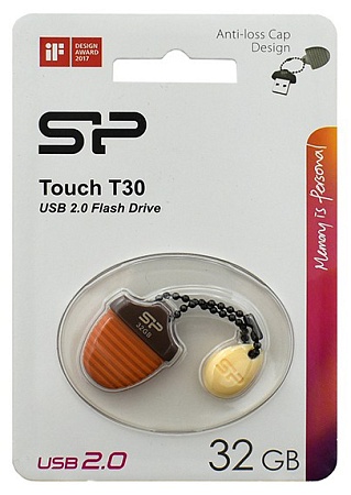USB флешка 32GB Silicon Power Touch T30 SP032GBUF2T30V1E brown