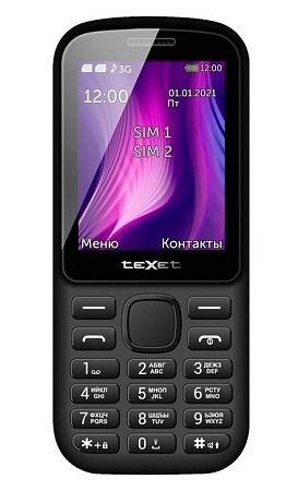Мобильный телефон Texet TM-221 Черно-Красный