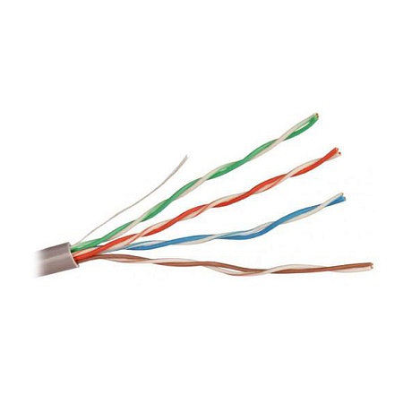Кабель сетевой UTP ExeGate UTP4-C5e-CCA-S26-IN-PVC-GY-100