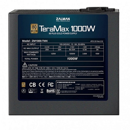 Блок питания 1200W Zalman TeraMax 1200-TMX