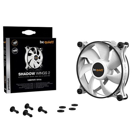 Кулер для корпуса Bequiet! Shadow Wings 2 120mm White