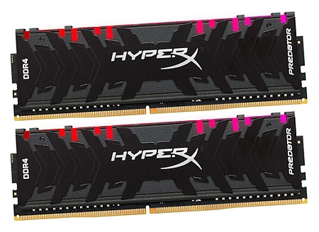 Оперативная память 16 Гб kit Kingston HyperX Predator RGB HX430C15PB3AK2/16