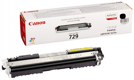 Картридж Canon 729 B Лазерный цветной черный