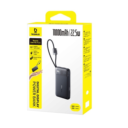 Power Bank Baseus EnerFill FC11 10000mAh 22.5W Black (E0027R04)