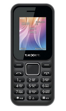 Мобильный телефон Texet TM-123 Черный