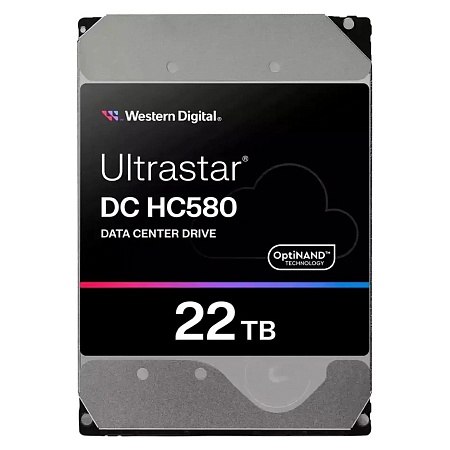 Жесткий диск 22TB WD Ultrastar DC HC580 WUH722422AL5204