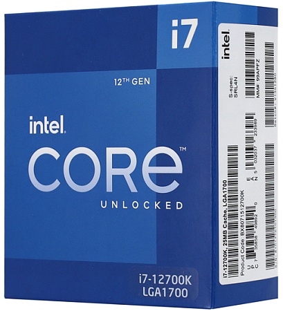 Процессор Intel Core i7-12700K box Процессор Intel Core i7-12700K box