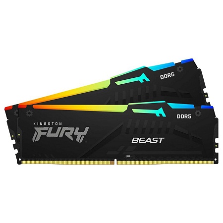 Комплект модулей памяти 64GB Kit Kingston FURY Beast KF556C40BBAK2-64 Комплект модулей памяти 64GB Kit Kingston FURY Beast KF556C40BBAK2-64