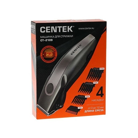 Машинка для стрижки Centek CT-2109 (серый/хром) Машинка для стрижки Centek CT-2109 (серый/хром)
