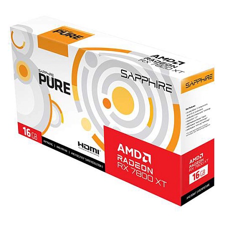 Видеокарта 16 GB Sapphire RX 7800 XT PURE 11330-03-20G