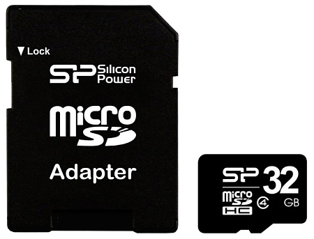 Карта памяти Silicon Power 32 Gb SP032GBSTH004V10SP