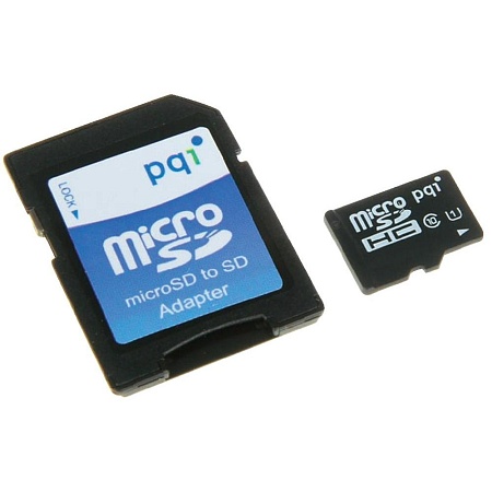 Карта памяти MicroSD 16GB PQI 6ARJ-016GVR99A