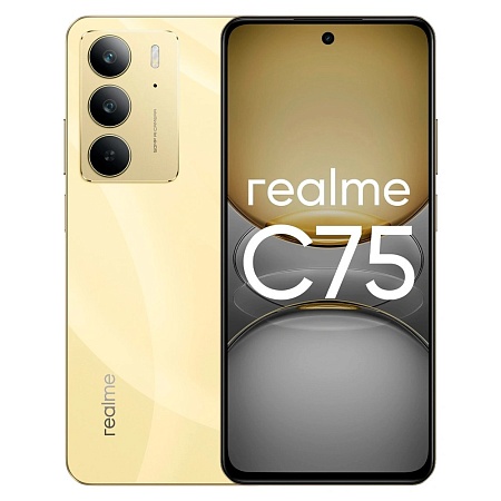Смартфон REALME RMX3941 C75 8 + 256 ГБ EUCIS Золотой