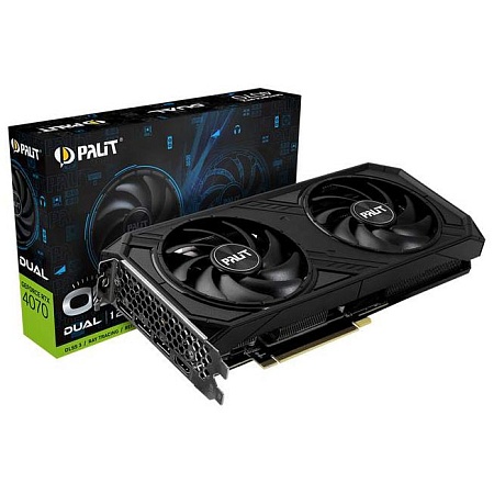 Видеокарта 12GB PALIT RTX4070 DUAL OC NED4070S19K9-1047D