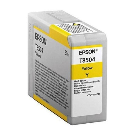 Картридж Epson C13T850400 Yellow T850400 UltraChrome HD ink 80ml