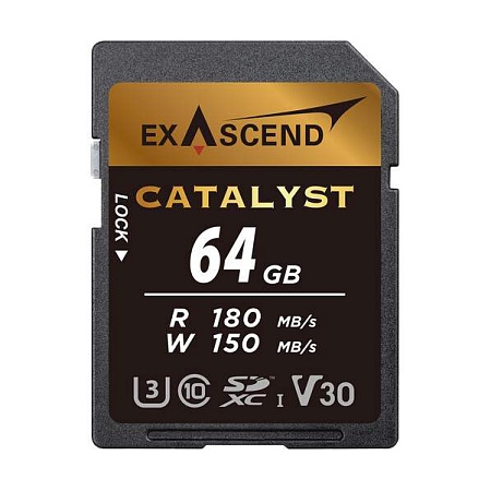 Карта памяти SD Exascend Catalyst 64Gb EX64GSDU1