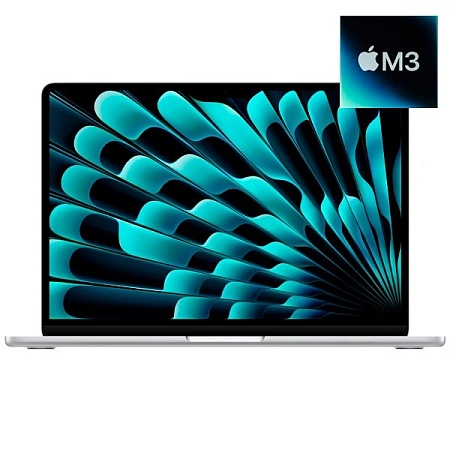 Ноутбук Apple 13-inch MacBook Air: Apple M3 16GB 256GB SSD - Silver MC8H4RU/A Ноутбук Apple 13-inch MacBook Air: Apple M3 16GB 256GB SSD - Silver MC8H4RU/A