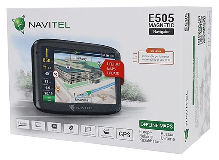 Навигатор Автомобильный GPS Navitel E505 MAGNETIC