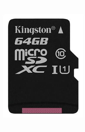 Карта памяти MicroSD 64GB Kingston SDCS/64GBSP