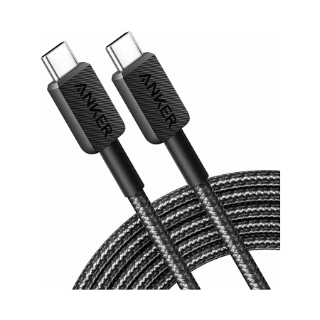 Интерфейсный кабель Anker 322 USB-C to USB-C Cable 1м (A81F5G11) Черный Интерфейсный кабель Anker 322 USB-C to USB-C Cable 1м (A81F5G11) Черный