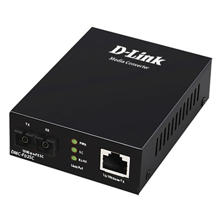 D-Link DMC-F02SC/B1A Автономный медиаконвертер многомод 2 км