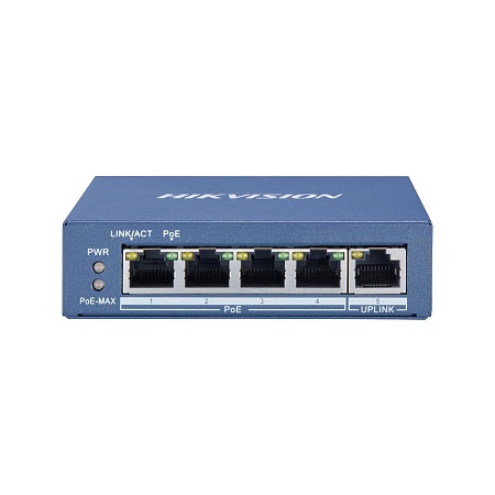 Коммутатор Hikvision DS-3E0505P-E