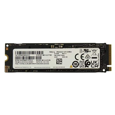 SSD накопитель  512GB Samsung PM9A1 MZVL2512HDJD-00B07