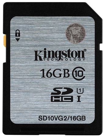 Карта памяти SD 16GB Kingston SD10VG2/16GB