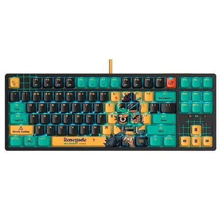 Клавиатура игровая A4tech Bloody AT87 Renegade Black Midnight