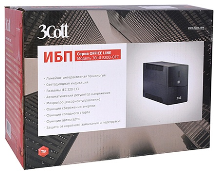 ИБП 3Cott 3Cott-2200-OFC Office line