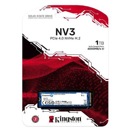 SSD накопитель 1Tb Kingston NV3 SNV3S/1000G SSD накопитель 1Tb Kingston NV3 SNV3S/1000G