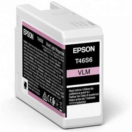 Картридж струйный Epson C13T46S60N для SC-P700 VIVID LIGHT MAGENTA ULTRACHROME PRO 10 INK) 25 ml Картридж струйный Epson C13T46S60N для SC-P700 VIVID LIGHT MAGENTA ULTRACHROME PRO 10 INK) 25 ml