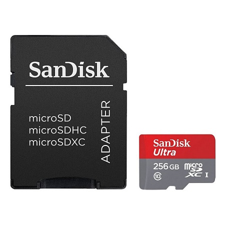 Карта памяти MicroSD 256GB SanDisk Ultra SDSQUA4-256G-GN6MA