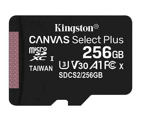 Карта памяти microSDXC 256GB Kingston Canvas Select Plus SDCS2/256GBSP