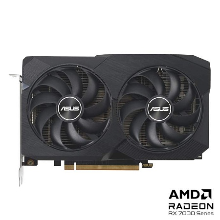Видеокарта 8GB ASUS AMD RX 7600 DUAL-RX7600-O8G-V2