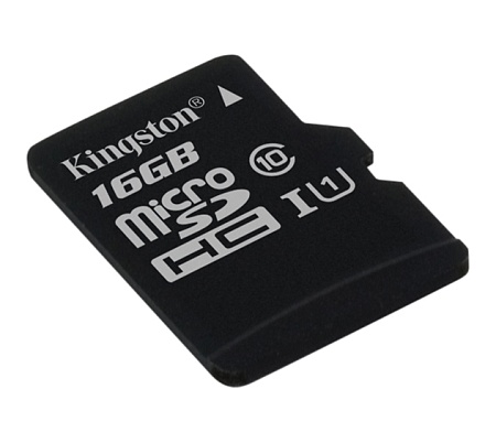 Карта памяти MicroSD 16GB Kingston SDC10G2/16GBSP