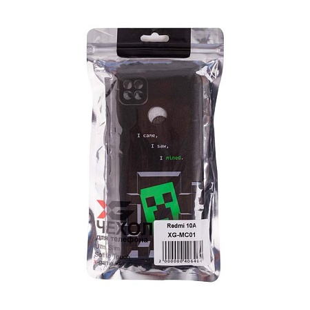 Чехол для телефона X-Game XG-MC01 для Redmi 10A Minecraft