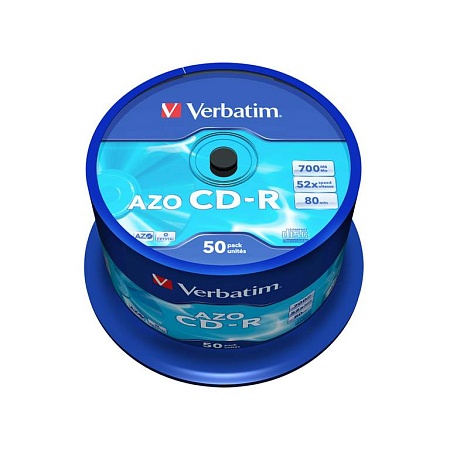 Диск CD-R Verbatim (43343) 700MB 50штук