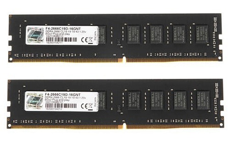 Оперативная память 16 GB kit G.Skill F4-2666C19D-16GNT