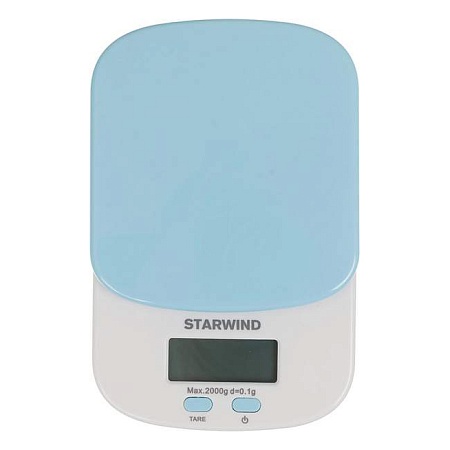 Весы кухонные Starwind SSK2156 голубой