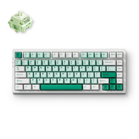 Клавиатура MCHOSE G75 PRO Green Matcha Latte Switch V2 80keys EN 8000mAh Wireless