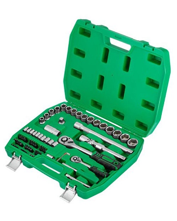 Набор инструментов 72ед., 1/2" и 1/4