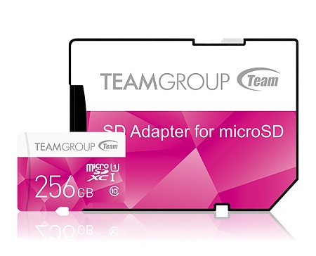 Карта памяти microSDHC/SDXC 256GB Team Group Color Card TCUSDX256GUHS46